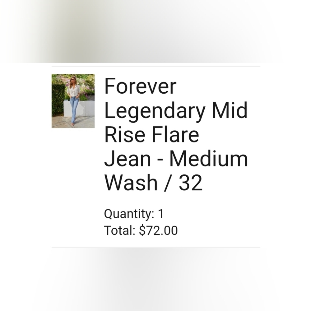 NWT Vici Forver Legendary Mid Rise Flare Women's Jeans - Picture 2 of 16
